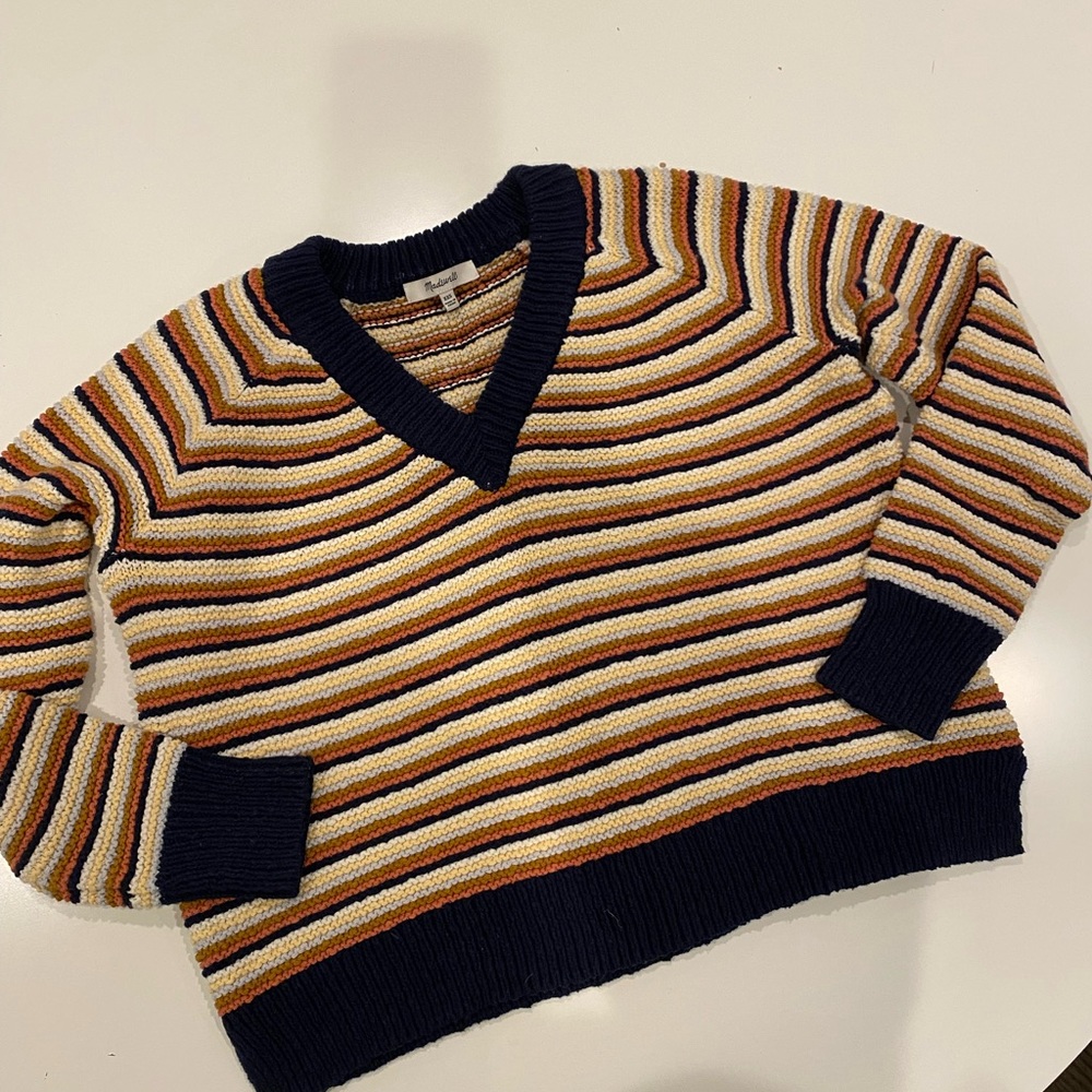 Madewell Striped Knit Sweater